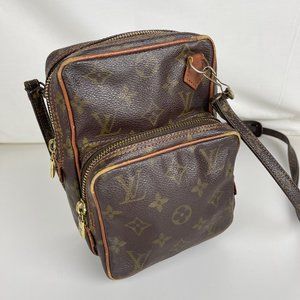 Louis Vuitton Brown Monogram Canvas Crossbody Bag